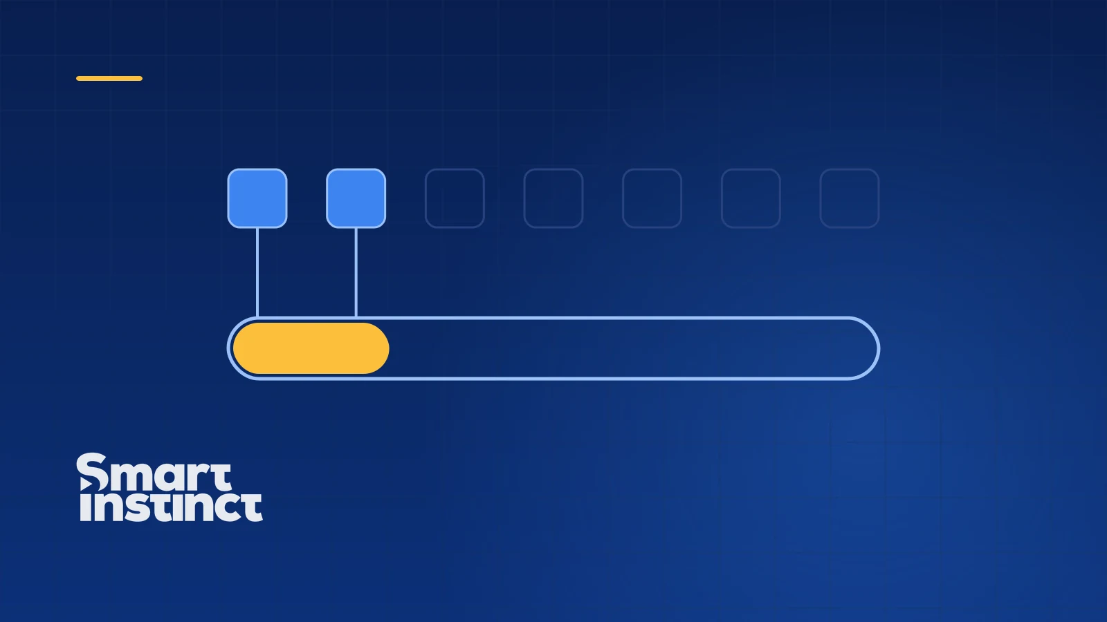 Abstract diagram of seven action chips where only two feed a partly filled meter, illustrating metered and unmetered actions.