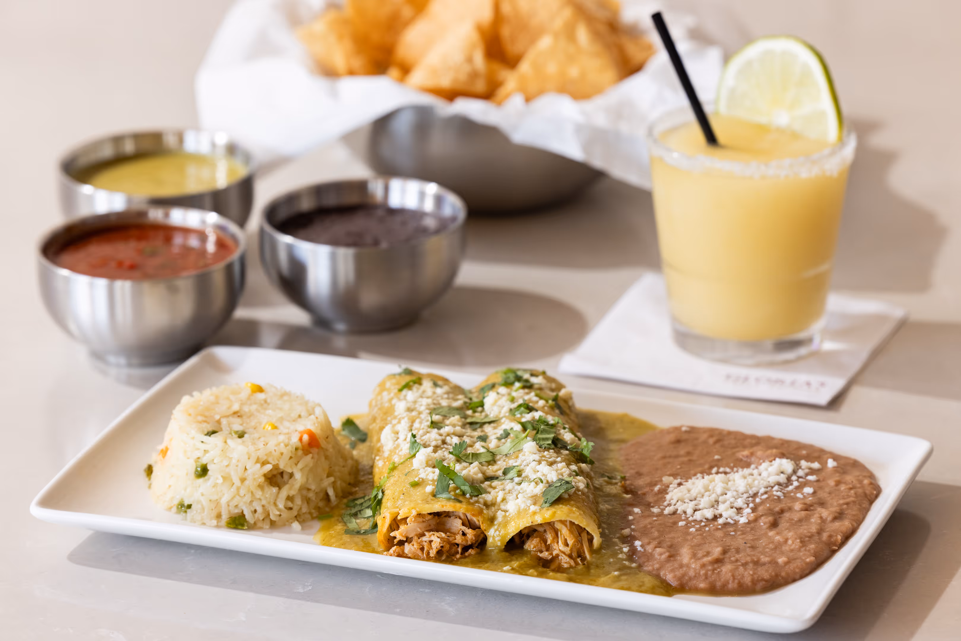 Enchiladas Verdes - Lunch