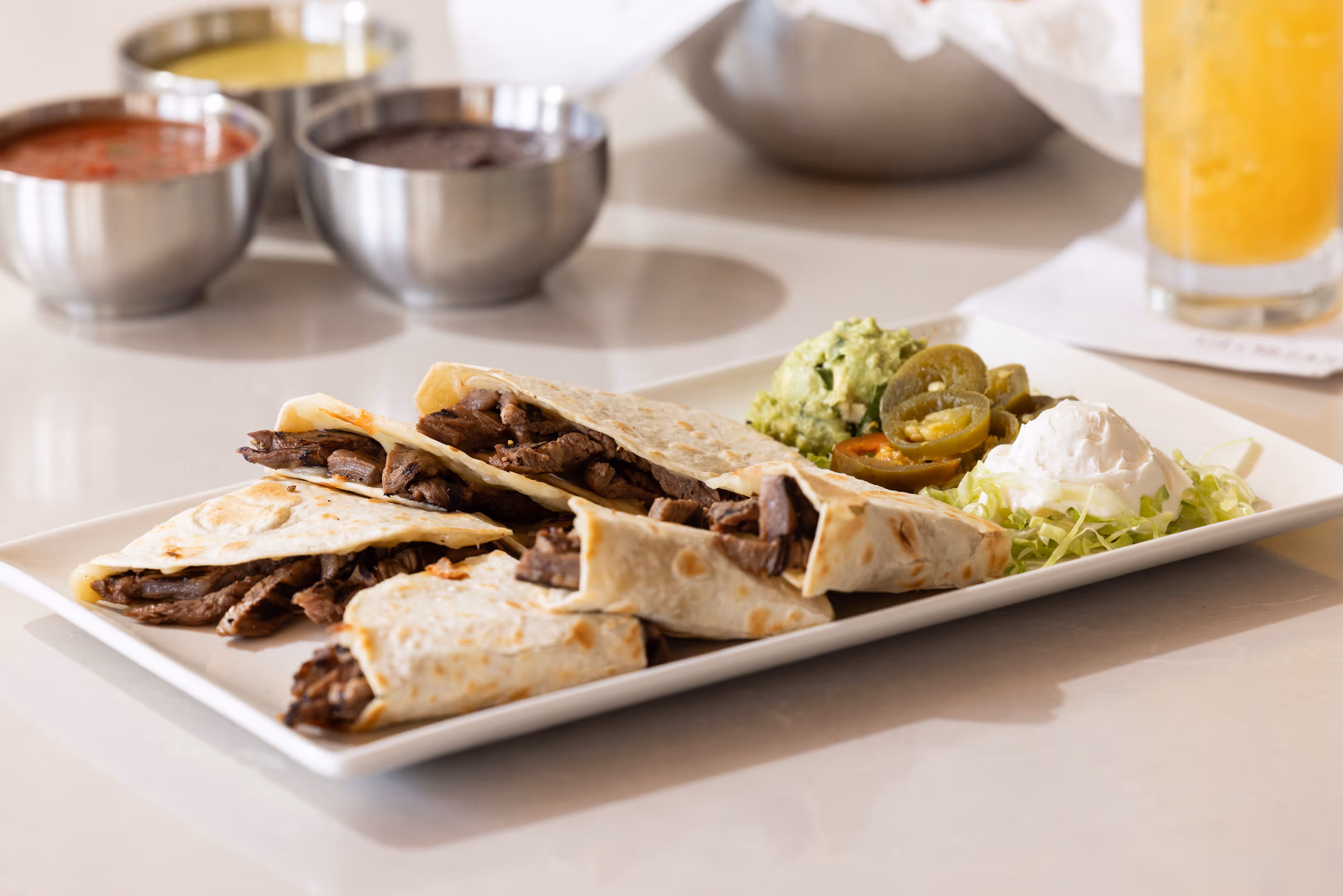 Steak Quesadillas Lunch
