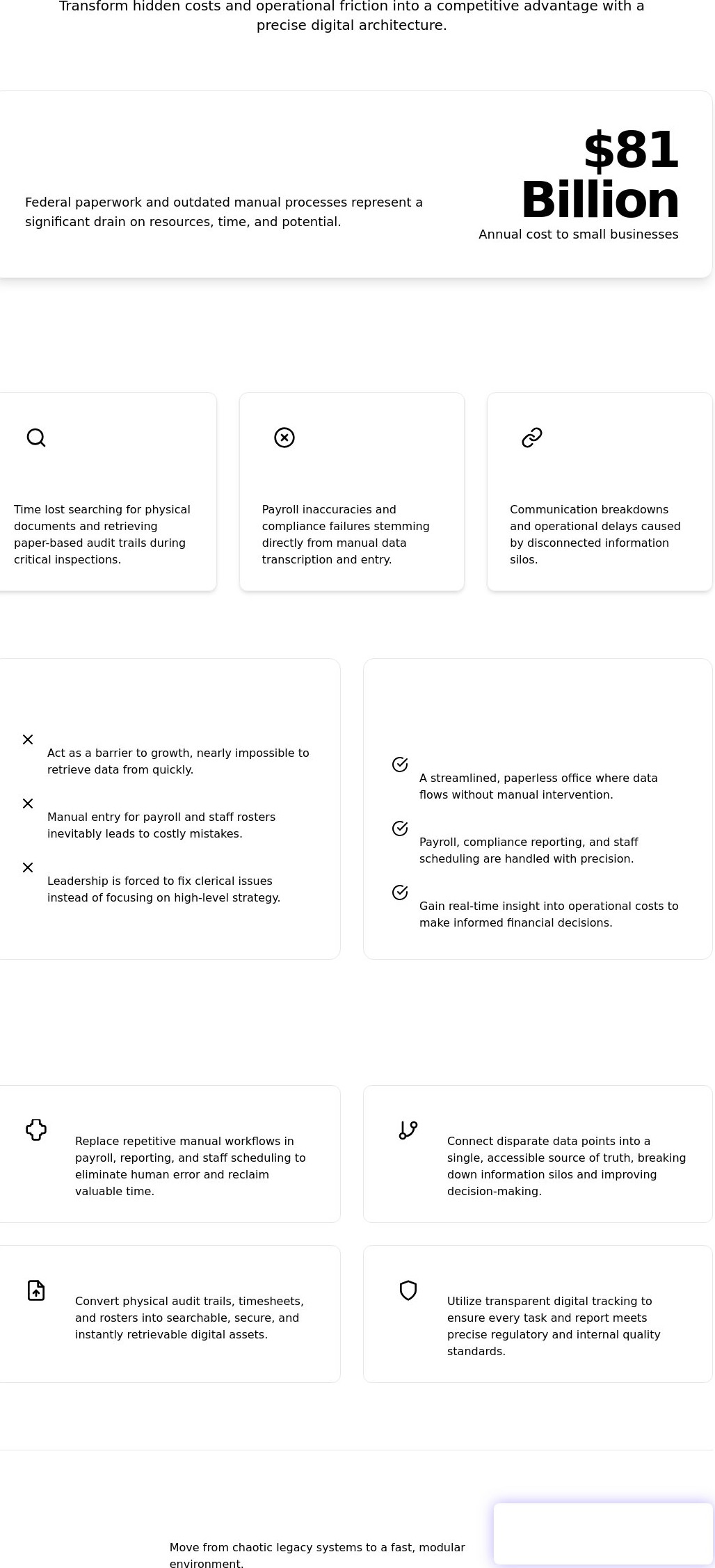Administrative cost reduction strategies
