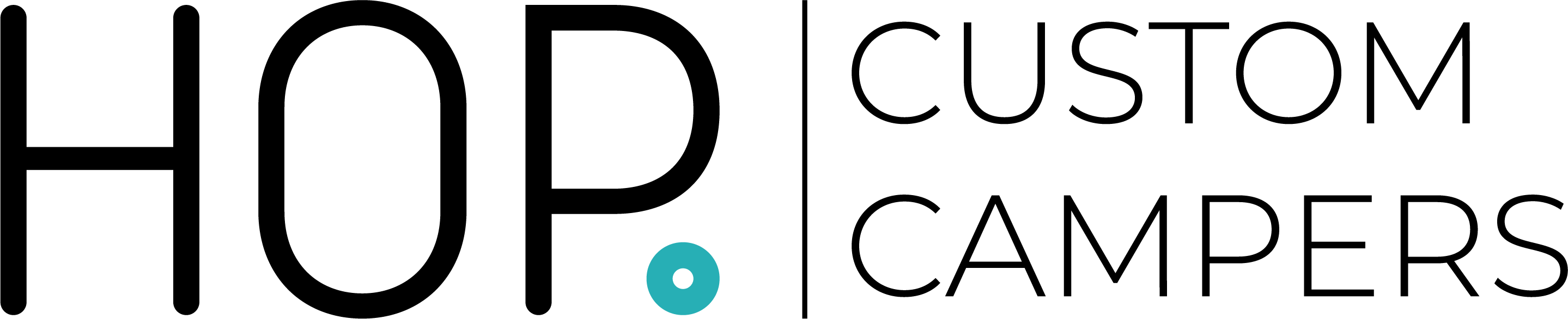 Logo hop custom campers