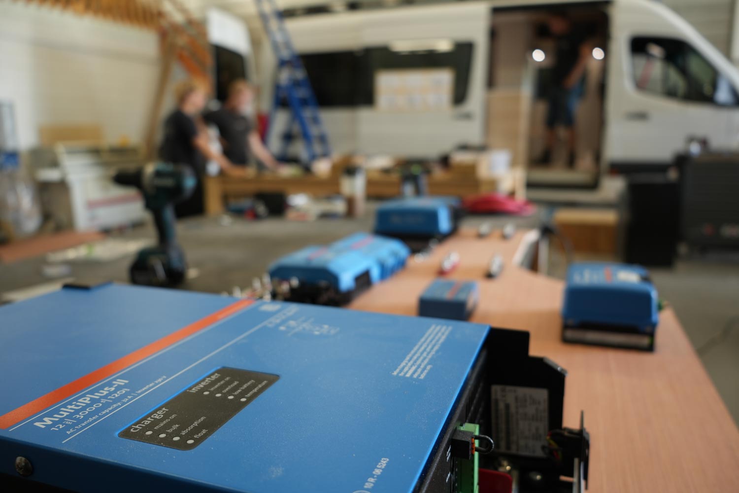 een victron elektra pakket voor in een camper die wij gaan bouwen