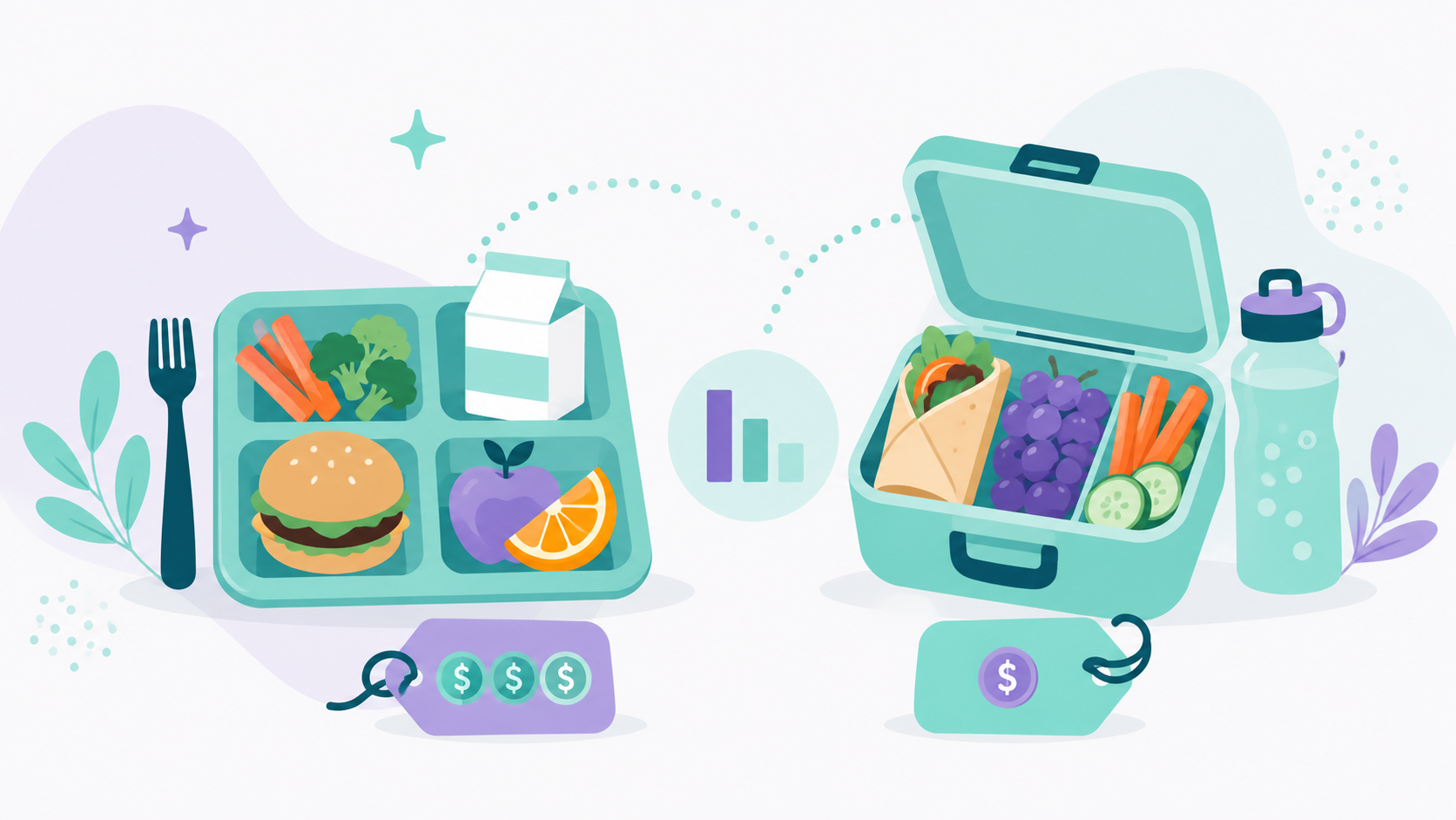 School Lunches vs. Packed Lunches: The Real Cost