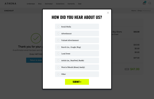 survey post purchase