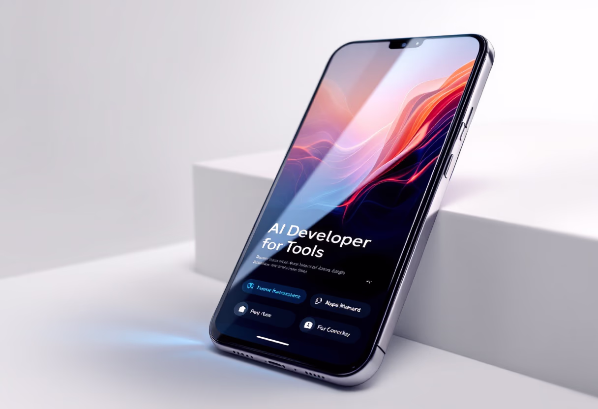 Futuristic neon room