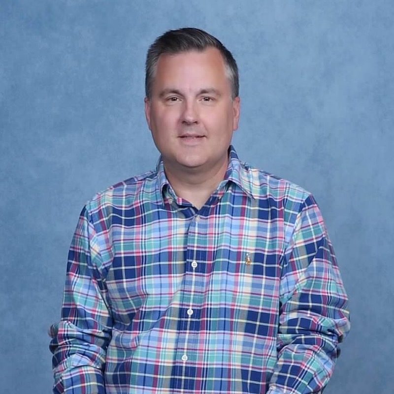 Darin sitting for a portrait