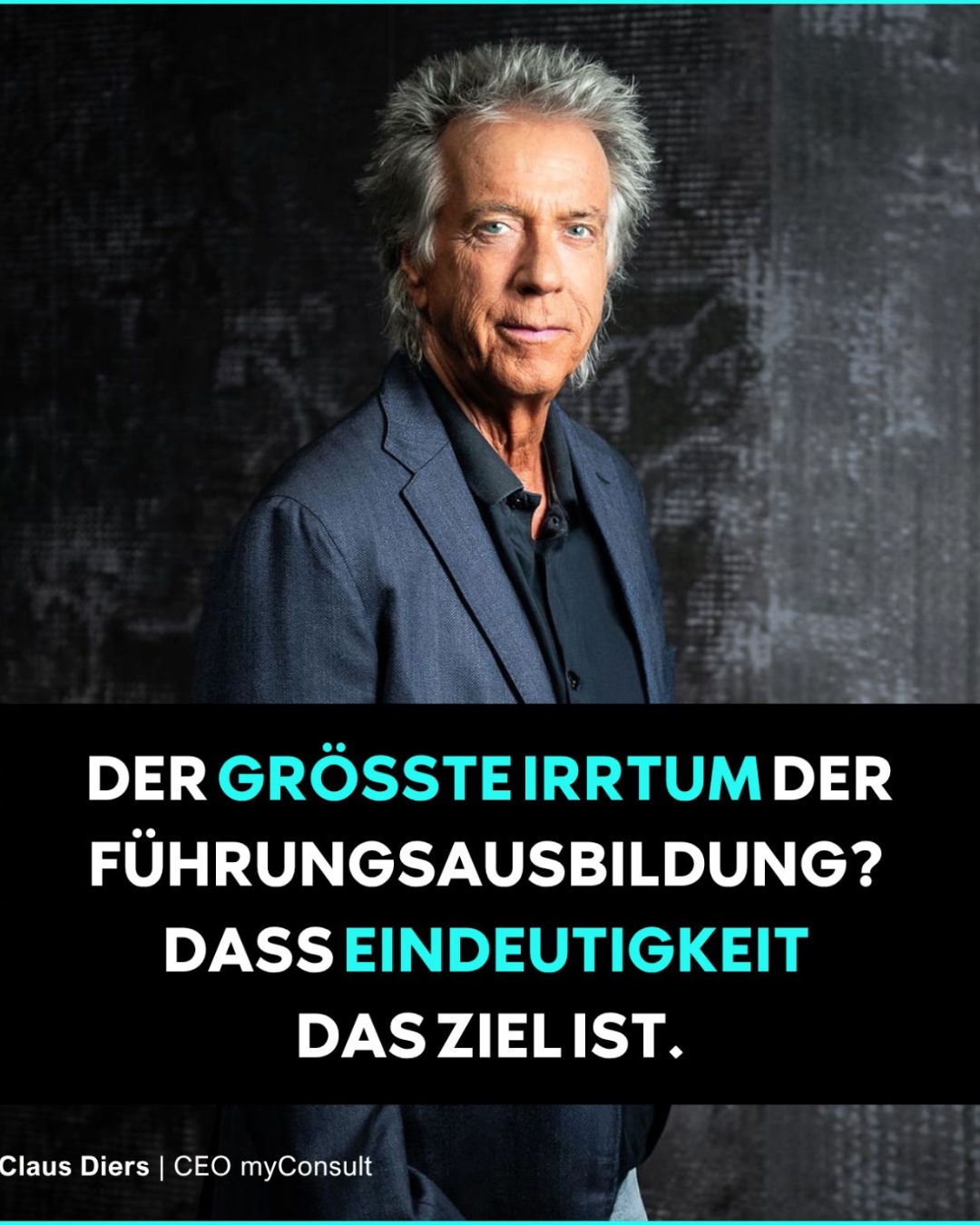 Führen können viele. Aber nur so lange alles klar und eindeutig ist.