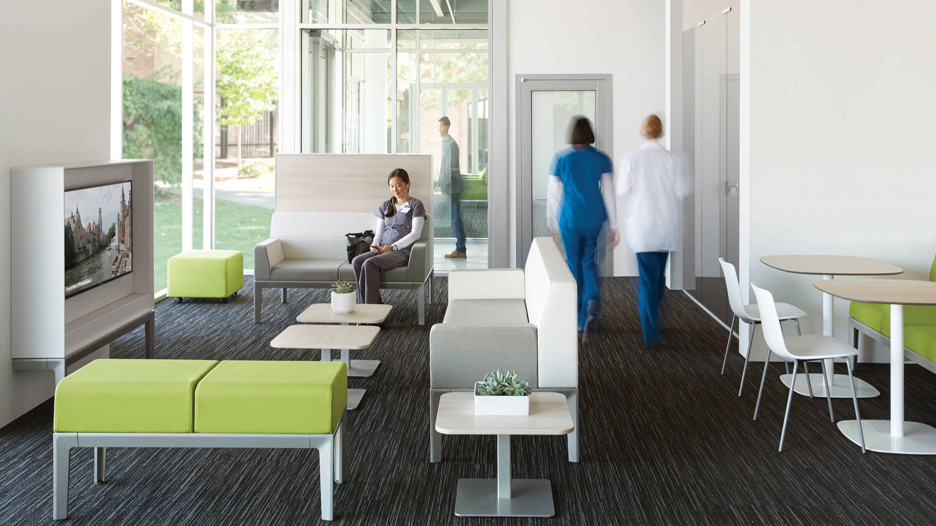 school reception area