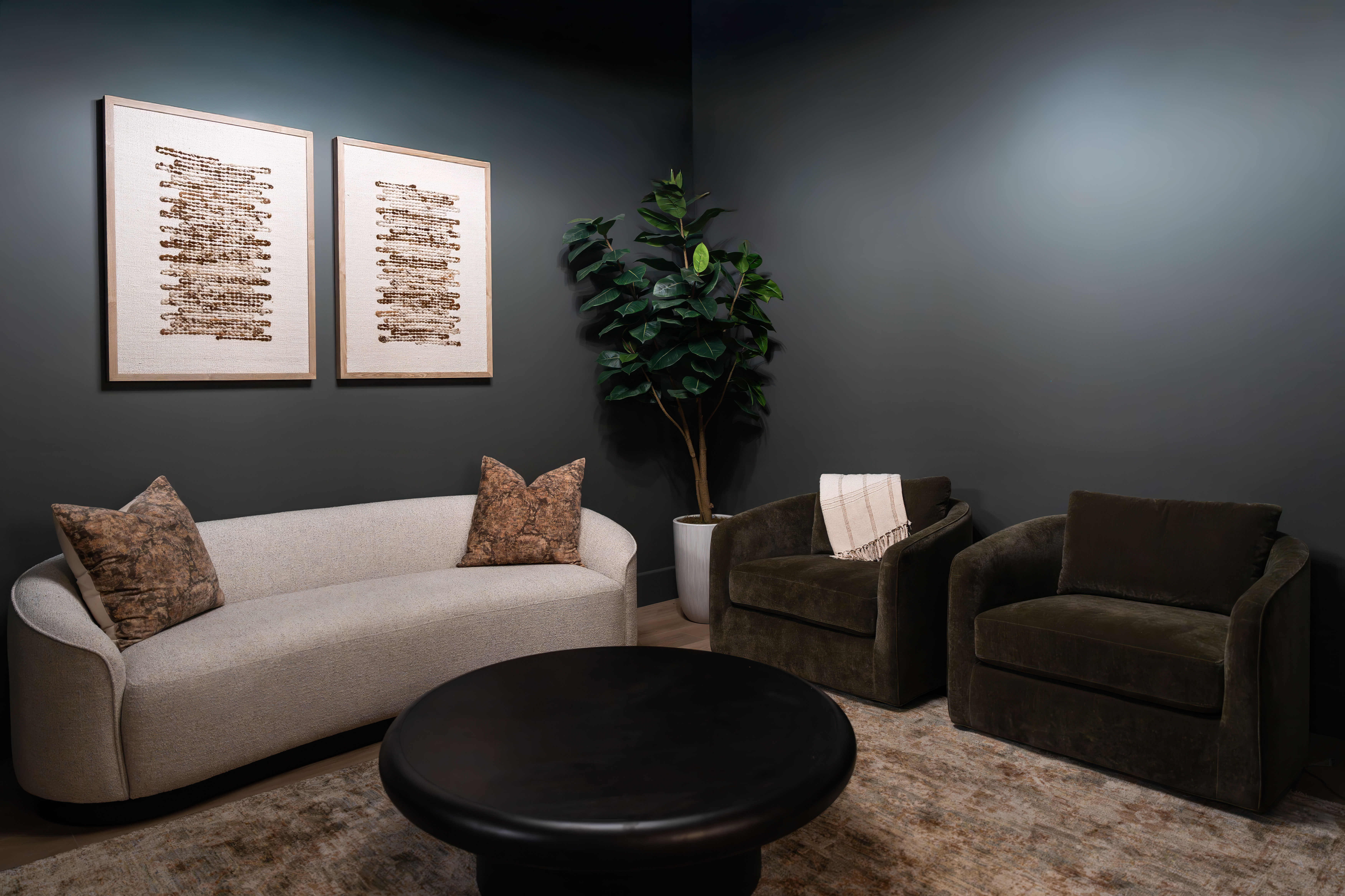 Wine country mountain view