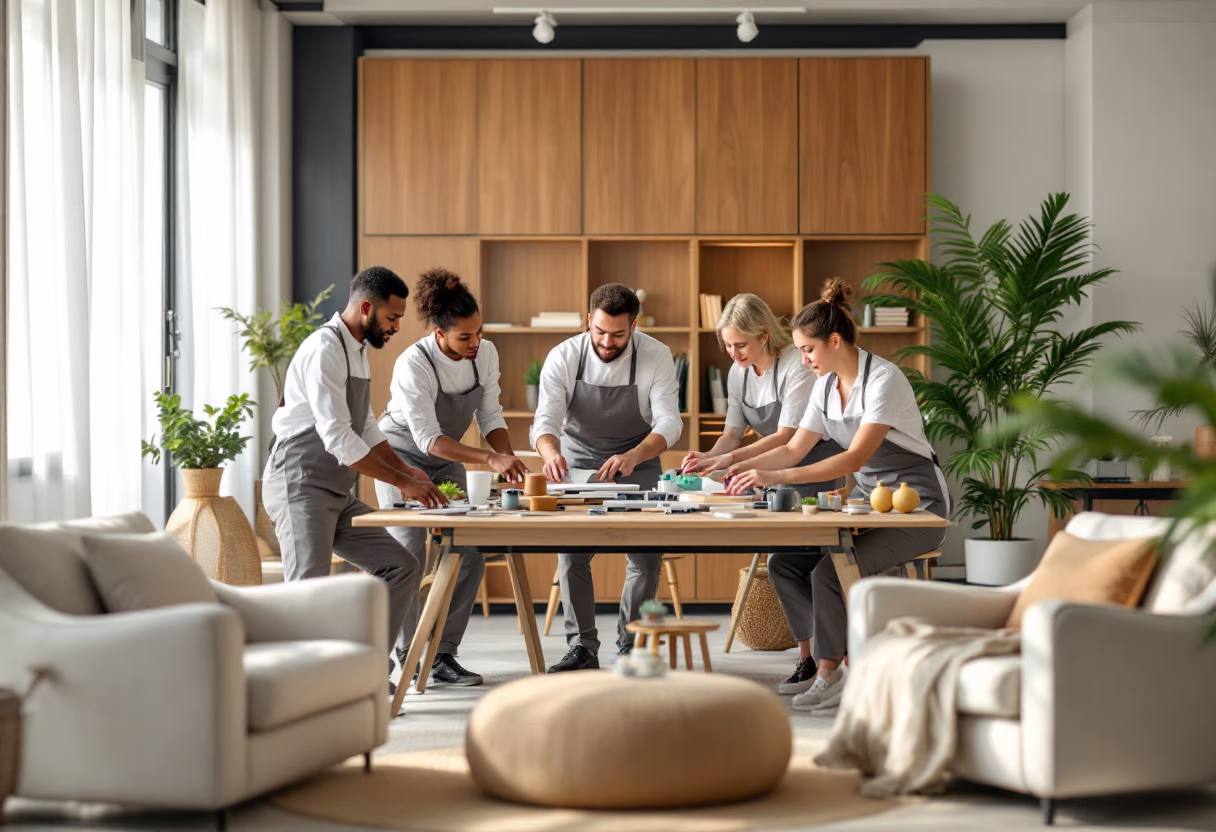 image of assembly process (for a manufacturing plant)