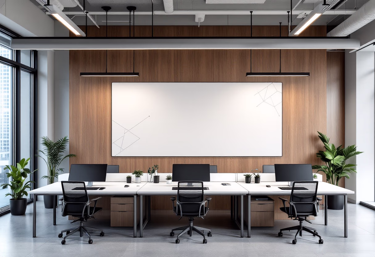 [background image] image of a team brainstorming in an office