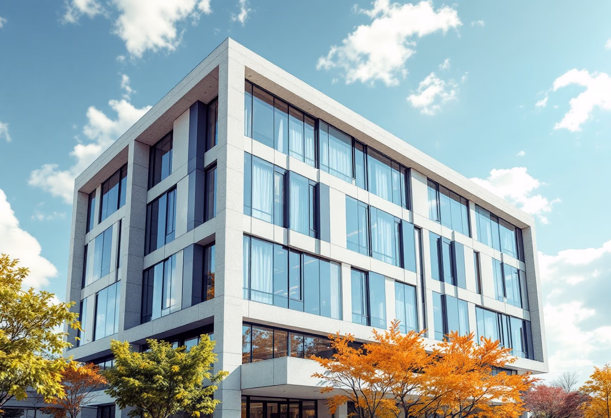 image of a contemporary office building