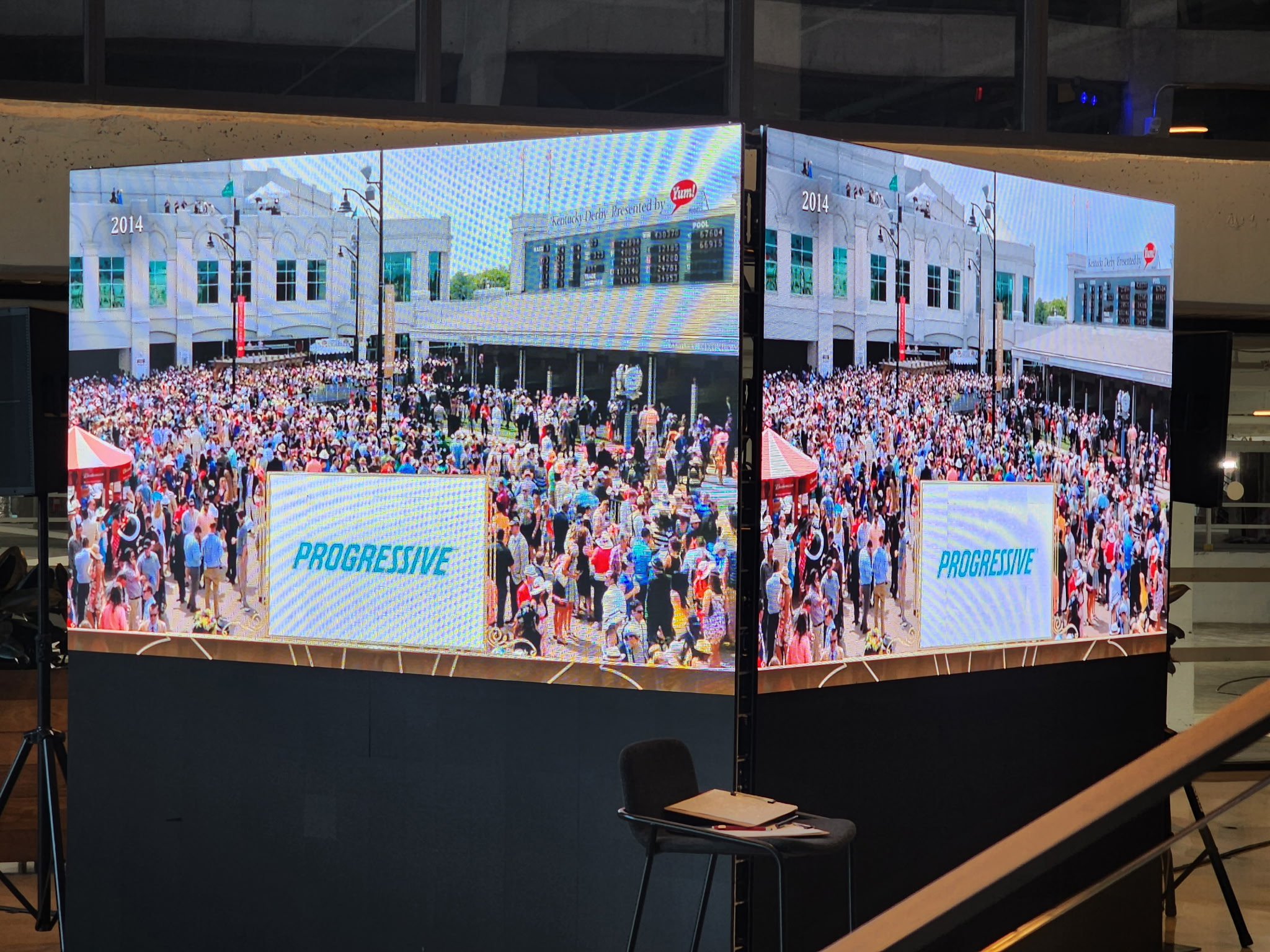 futuristic classroom setting