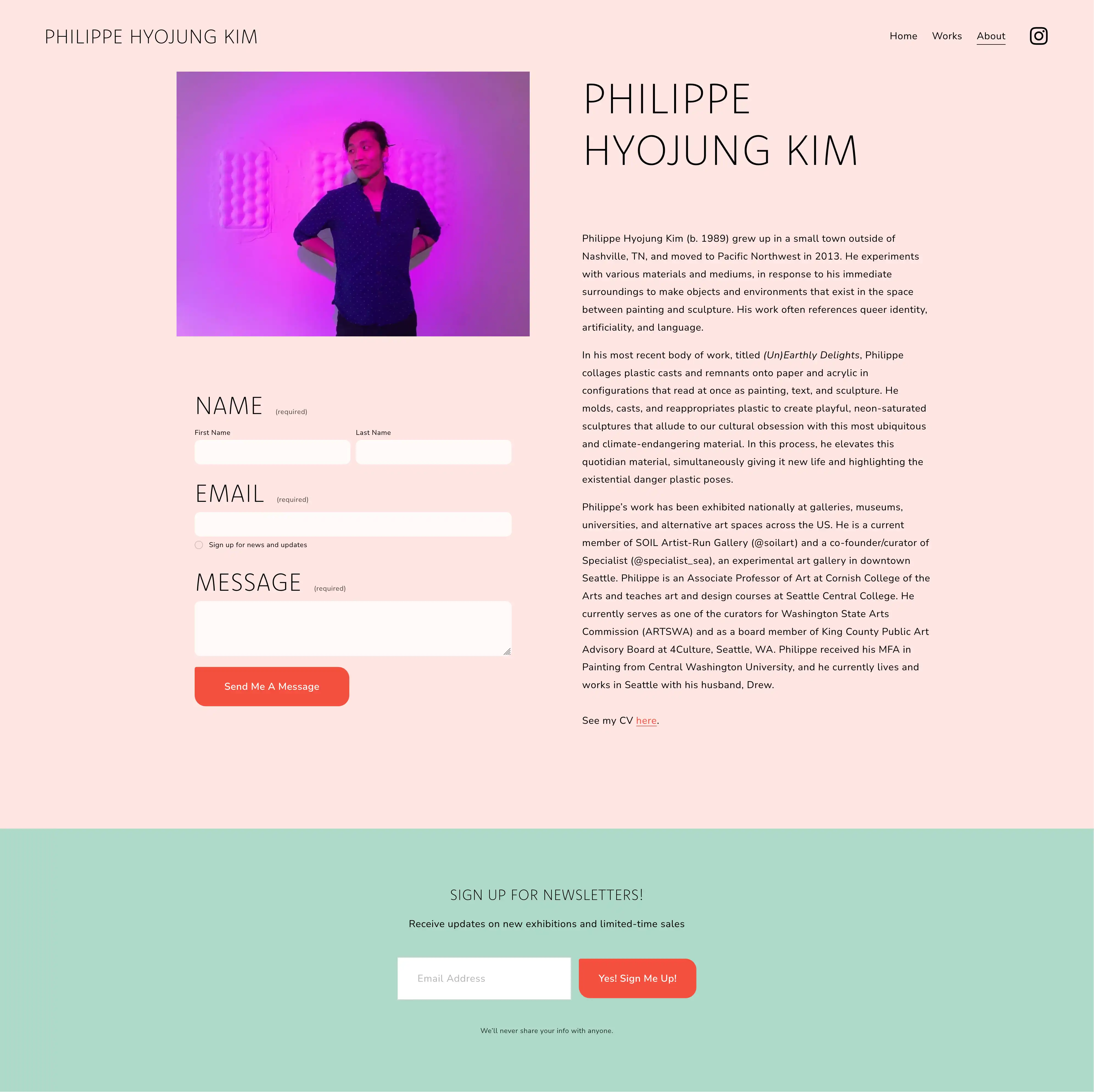 The About section for philippepirrip.com.