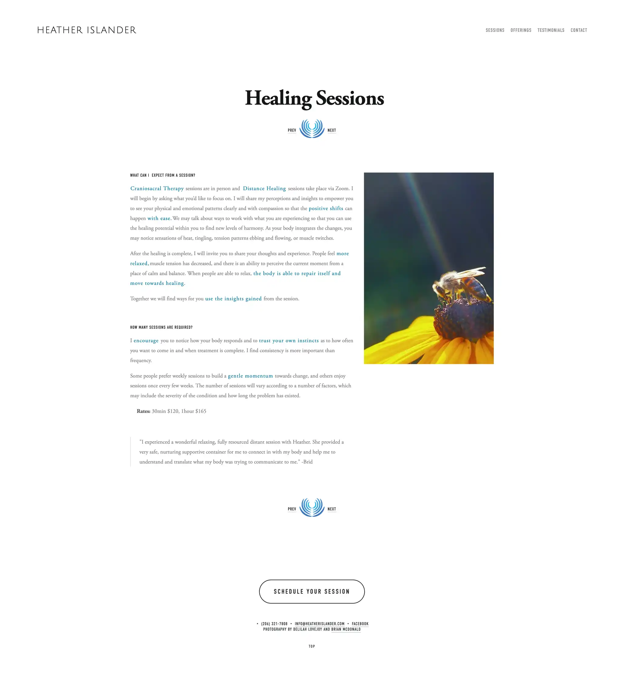 Client's About Page after working with Story First. The design feels much more open, clean, minimal, and modern. It features imagery that gives the feeling of warmth and closeness.