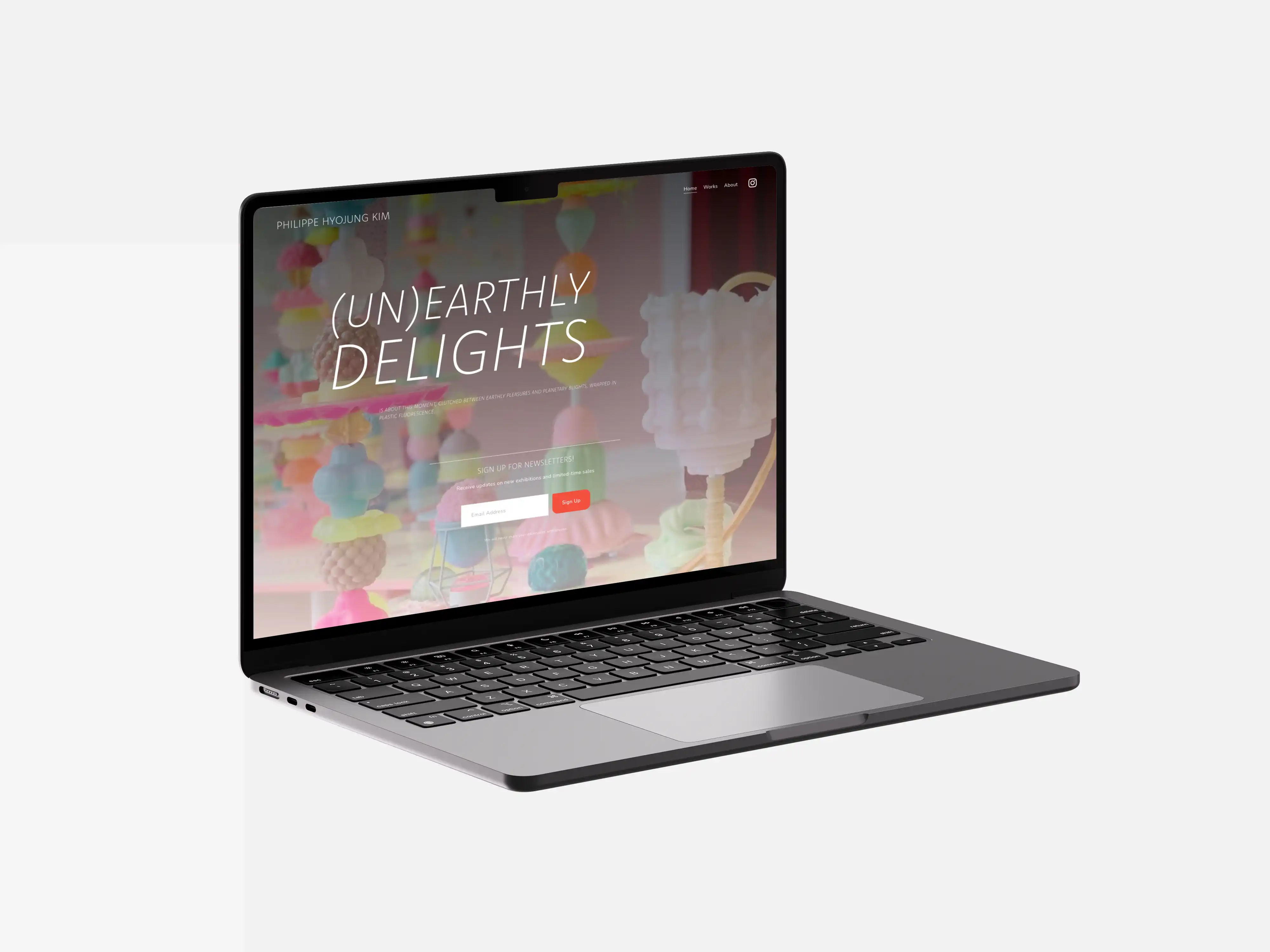 Laptop/desktop mockup for philippepirrip.com