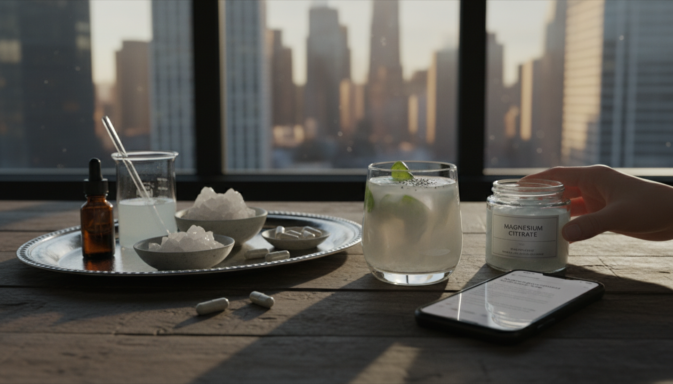 Magnesium Citrate: The Bioavailable Architecture of Modern Wellness