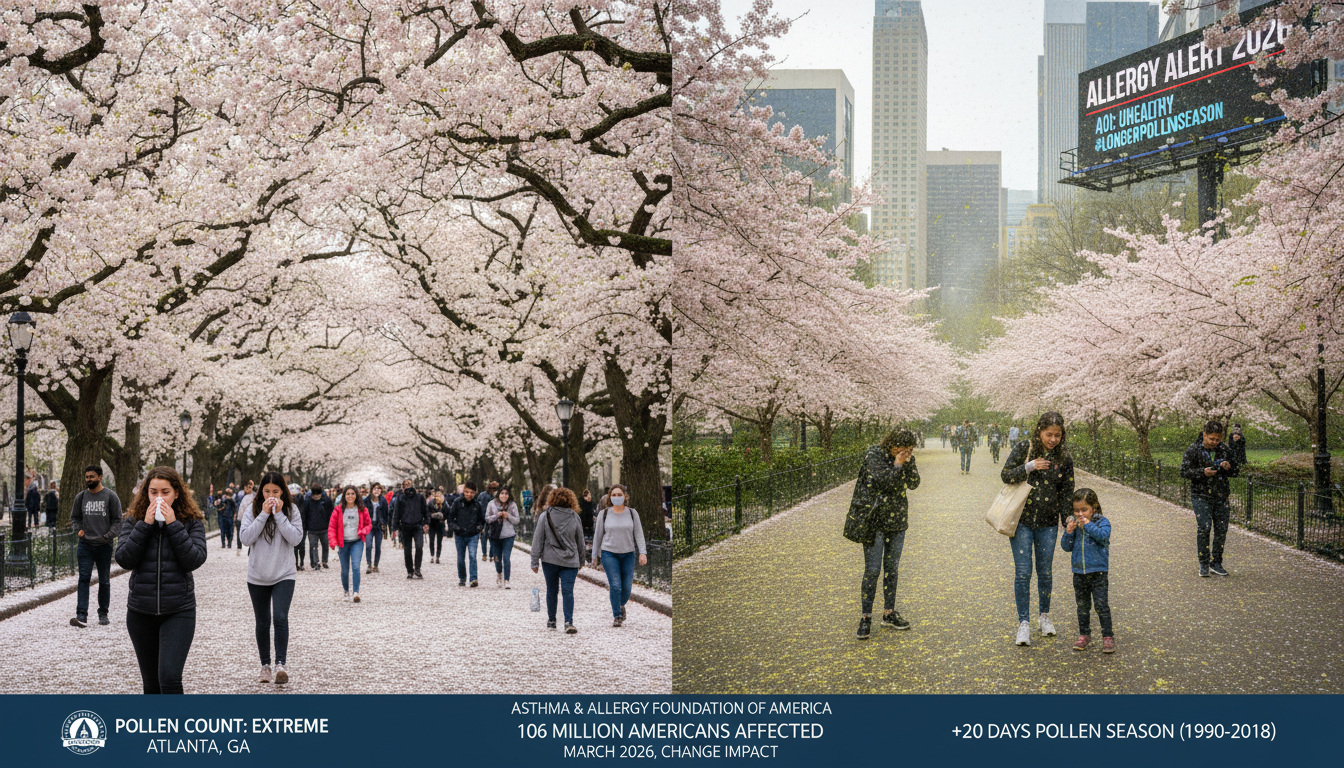 The 2026 Pollen Forecast: Navigating the Biological Shift of an Early Spring