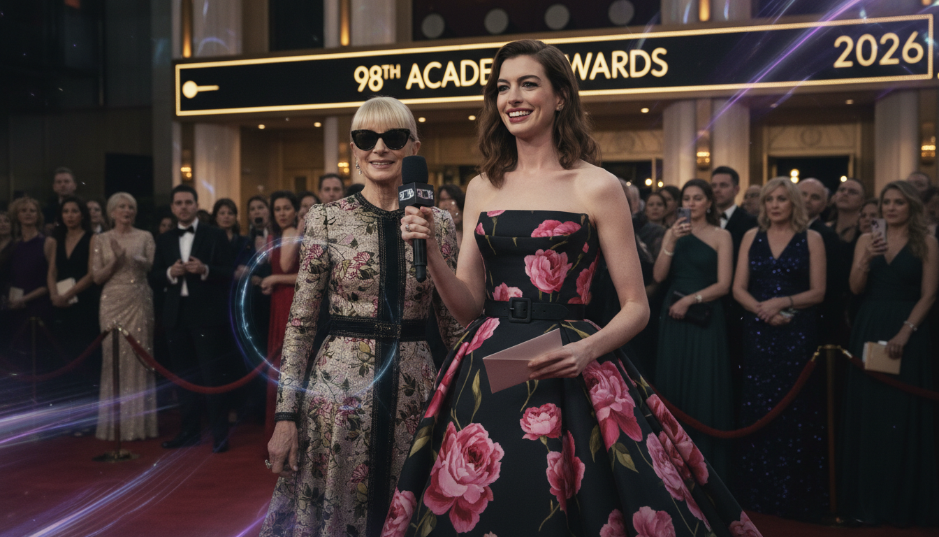 Anne Hathaway at the 2026 Oscars: The High-Stakes Architecture of Agelessness