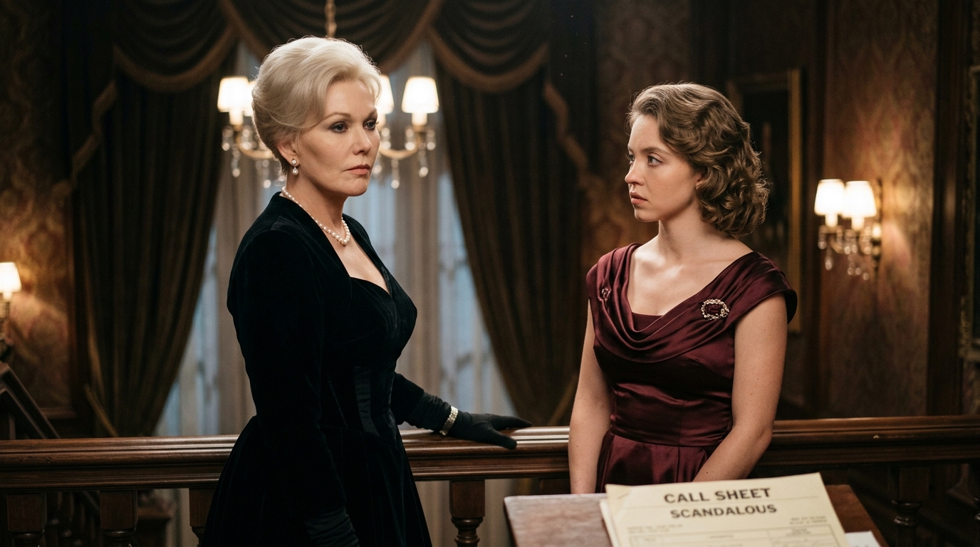 Kim Novak and Sydney Sweeney in Scandalous!: The Architecture of an Icy Blonde