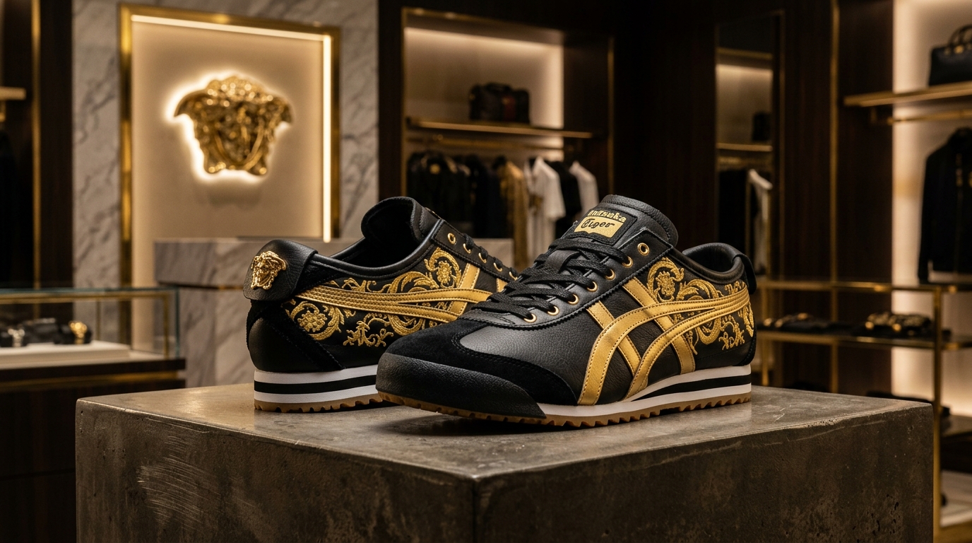 Versace’s Onitsuka Tiger Sneaker Collaboration: The Architecture of a Modern Cult Classic