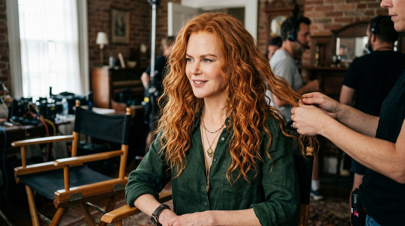 Nicole Kidman Switches Up Her Signature Blonde Hair: The Architecture of a Nostalgic Revival