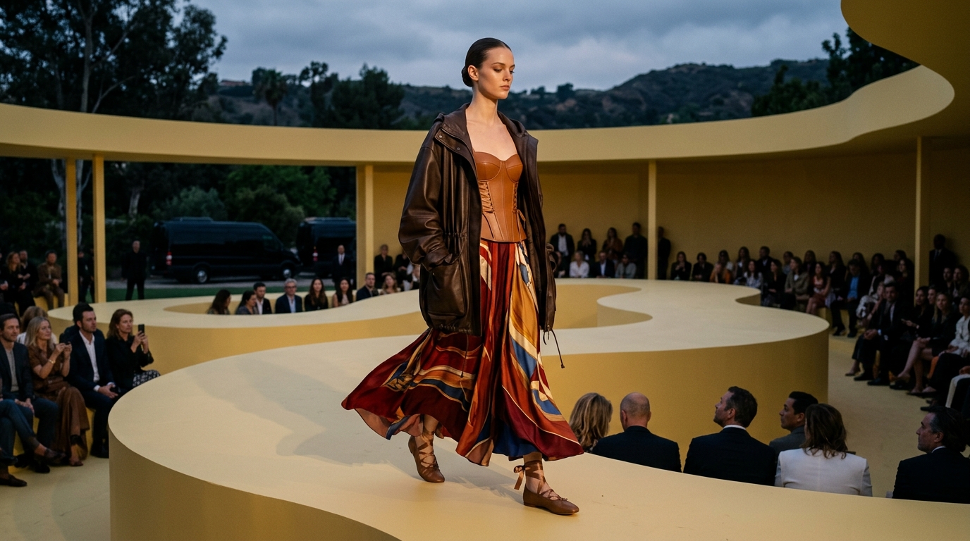Hermès Women's Fall 2026 Collection: A Ballet of Leather and Light in Bel Air