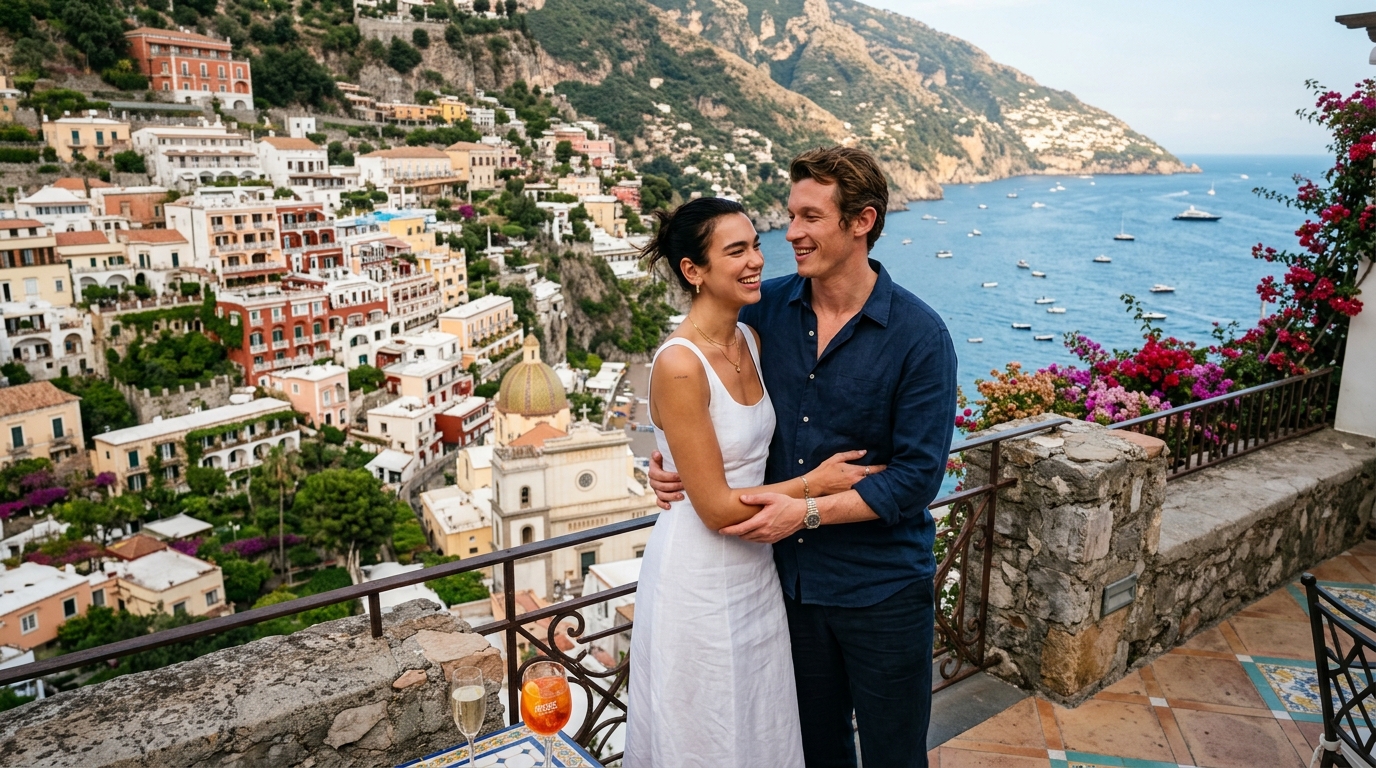 Dua Lipa and Callum Turner's Italian Honeymoon: The Architecture of a Coastal Escape