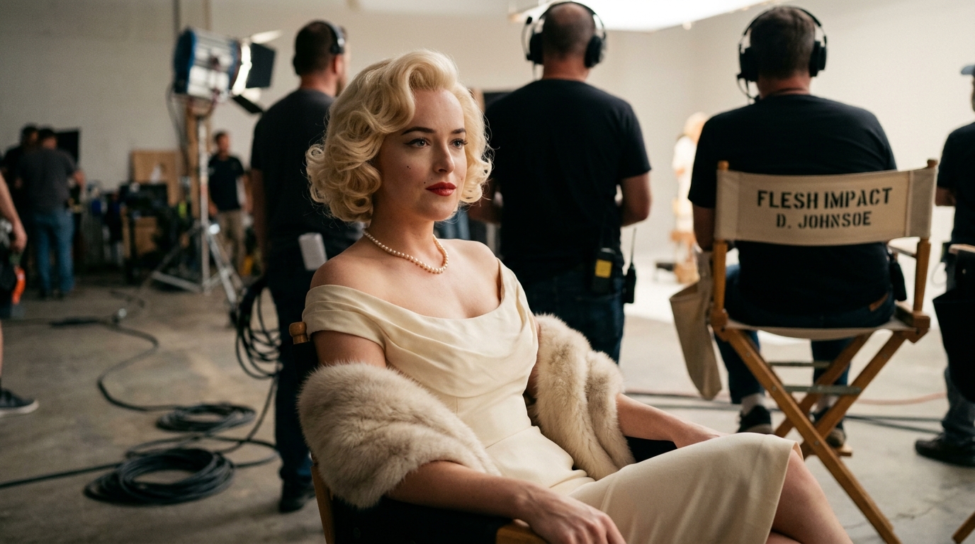 Flesh Impact: Dakota Johnson’s Radical Metamorphosis into the Marilyn Monroe Myth
