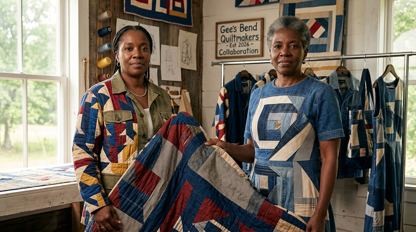Ralph Lauren x Gee's Bend Artist in Residence Collection: An Authentic Stitch in American History