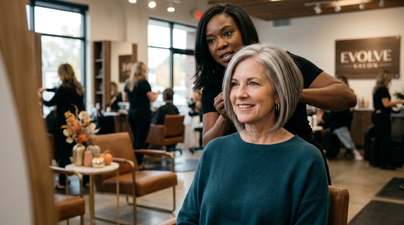 Fall 2026 Hair Trends for Women Over 50: The Architecture of Silver Blends and Stacked Bobs