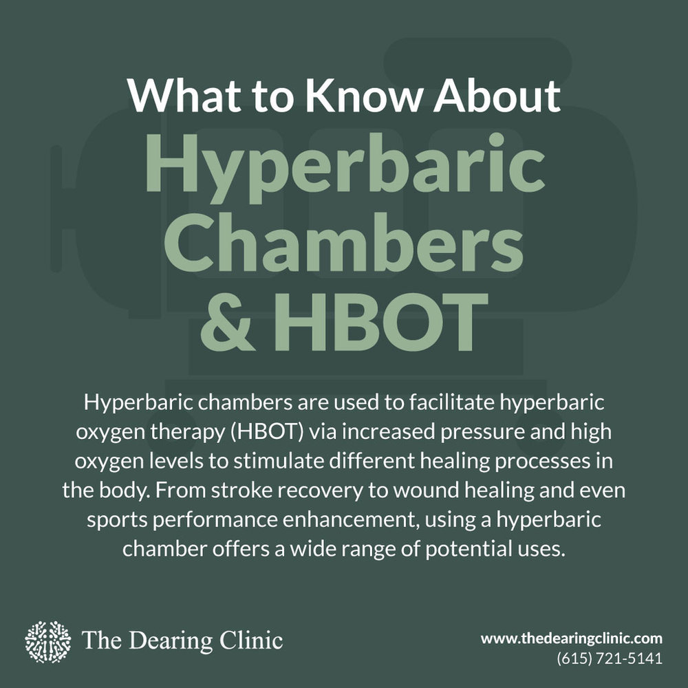 Hyperbaric chamber - The Dearing Clinic