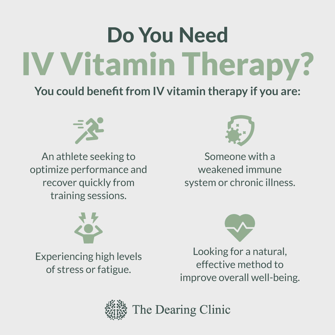 IV vitamin therapy - The Dearing Clinic