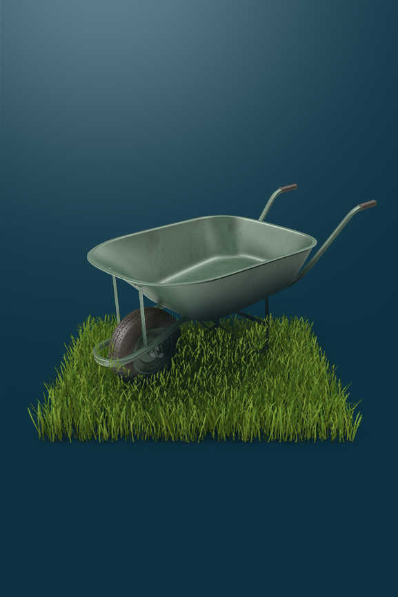 image of a modern patio design (for a landscaping service)