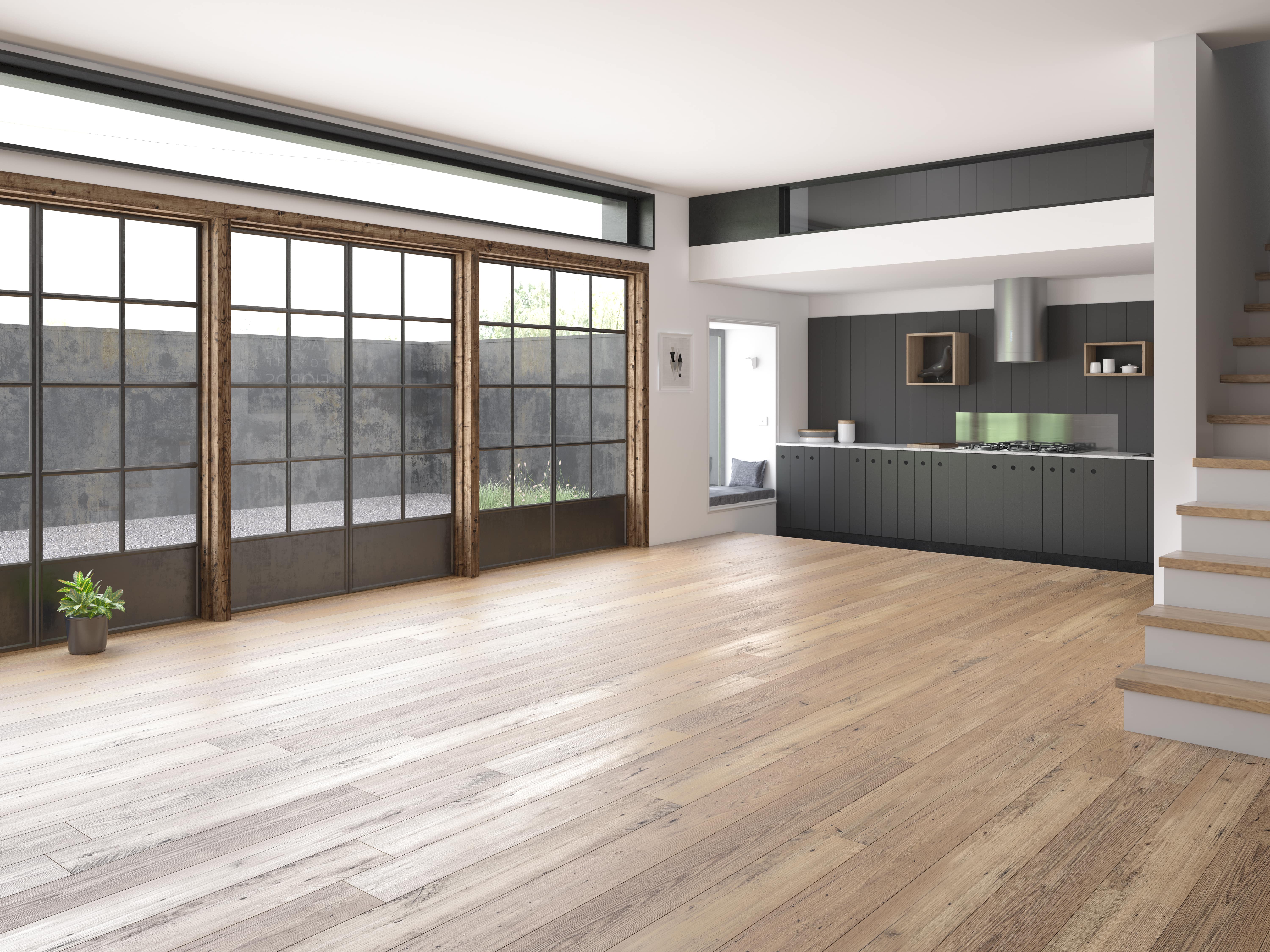 image of renovation process - interior walls installation