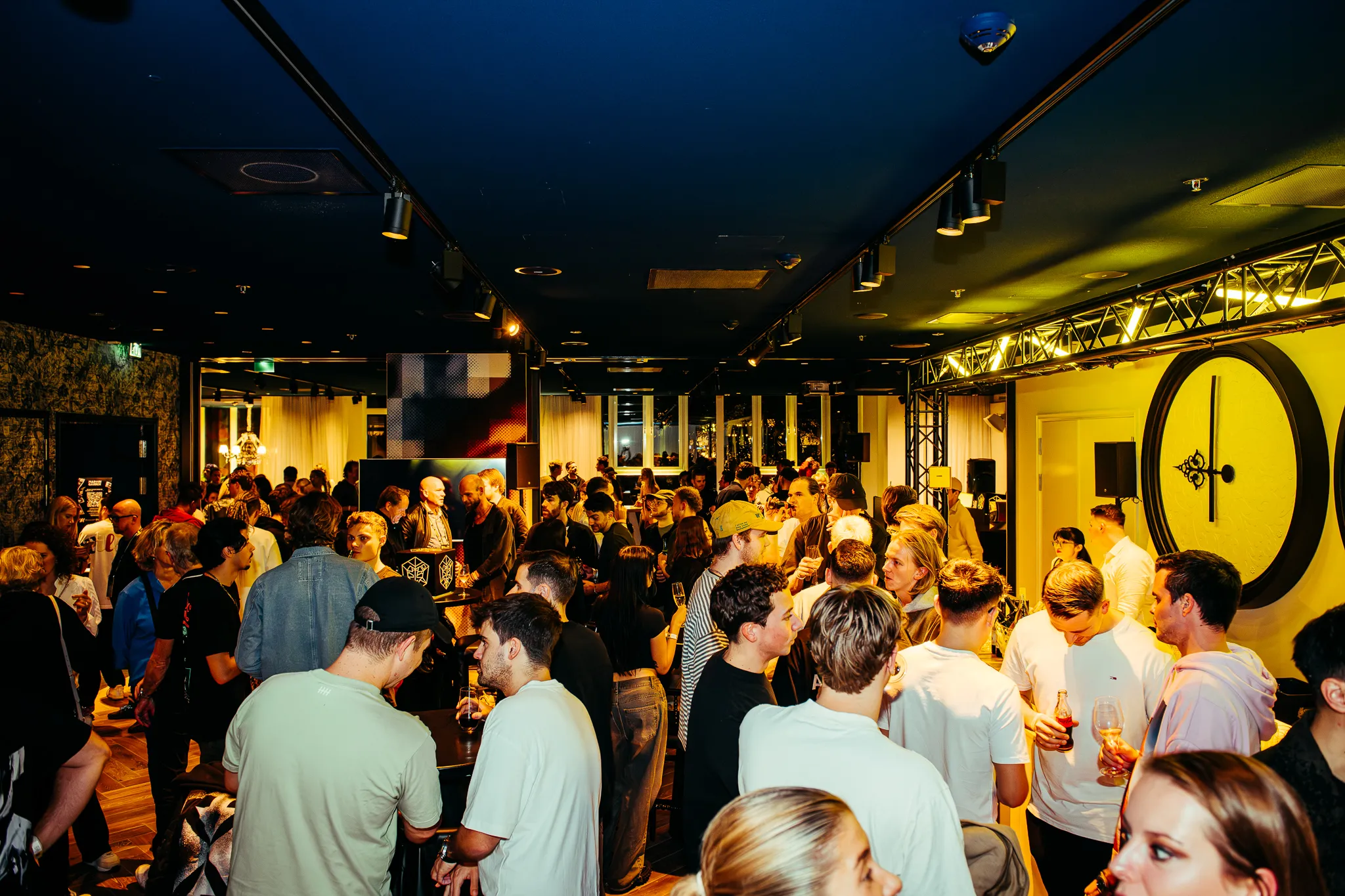 Group of people at a networking event
