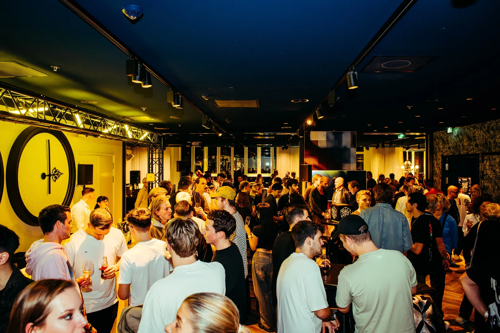 Group of people at a networking event
