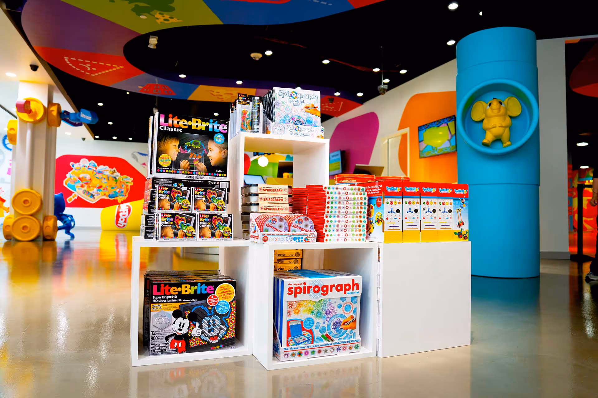 Retail area in Planet Playskool.