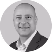 Headshot of professional man smiling