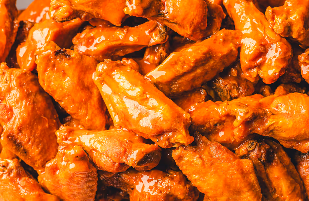 A picture of some wings from a Colorado based restaurant taken by Gaze Marketing (Also known as Gaze Productions)