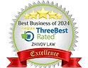 best business of 2024 badge by ThreeBest Rated