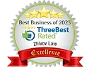 best business of 2023 badge by ThreeBest Rated