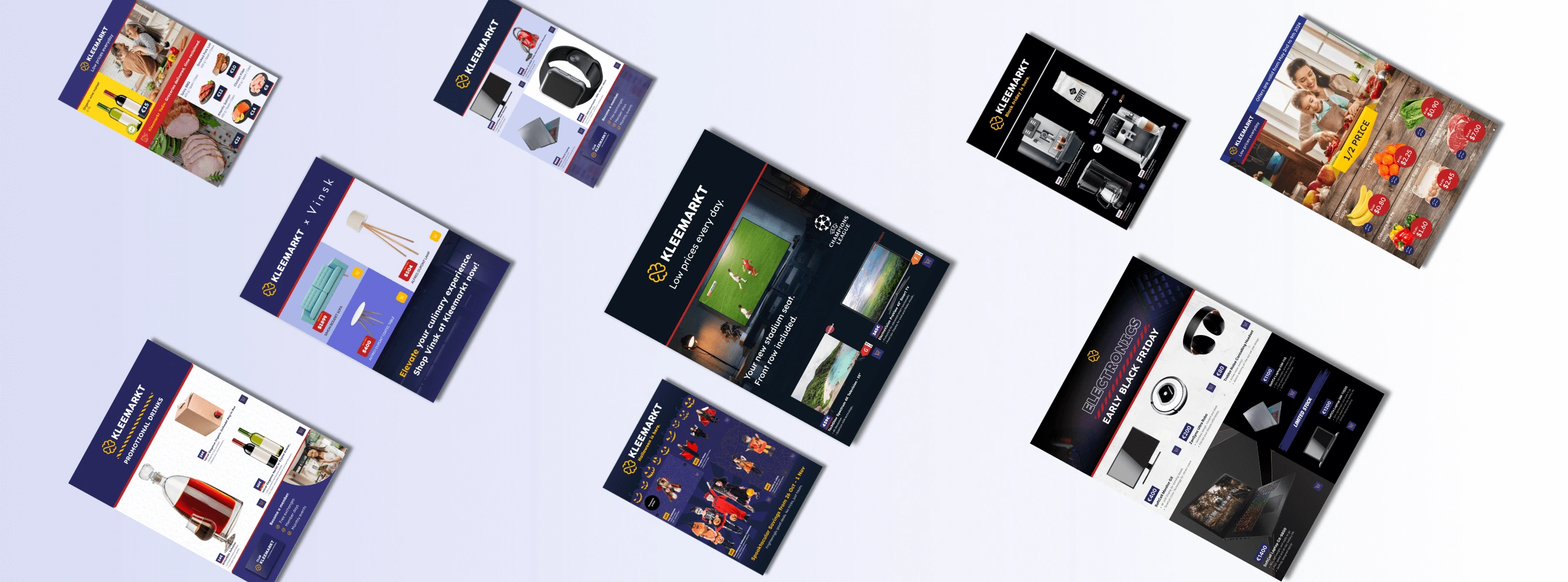 Horizon leaflet outputs highlighting different themes