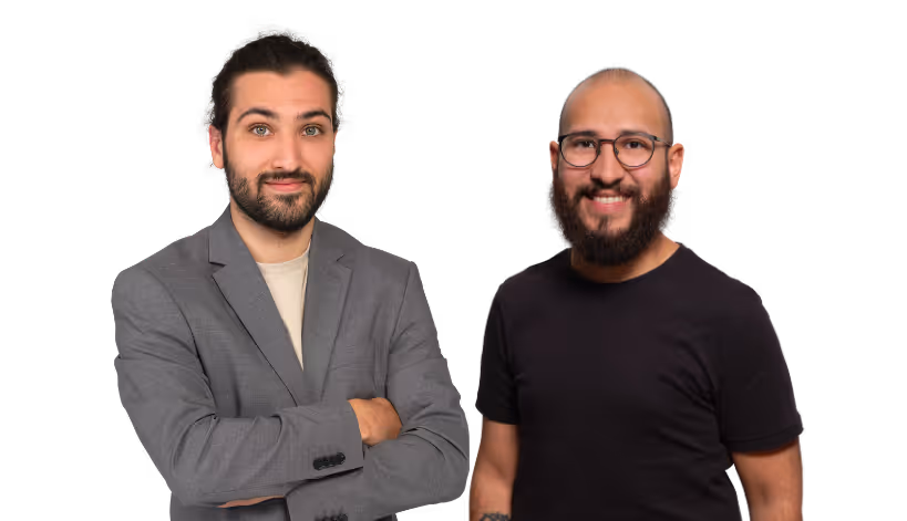 Customer Care team - Karla and Gonzalo