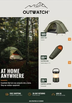 Outwatch outdoor catalog built automatically from a product feed