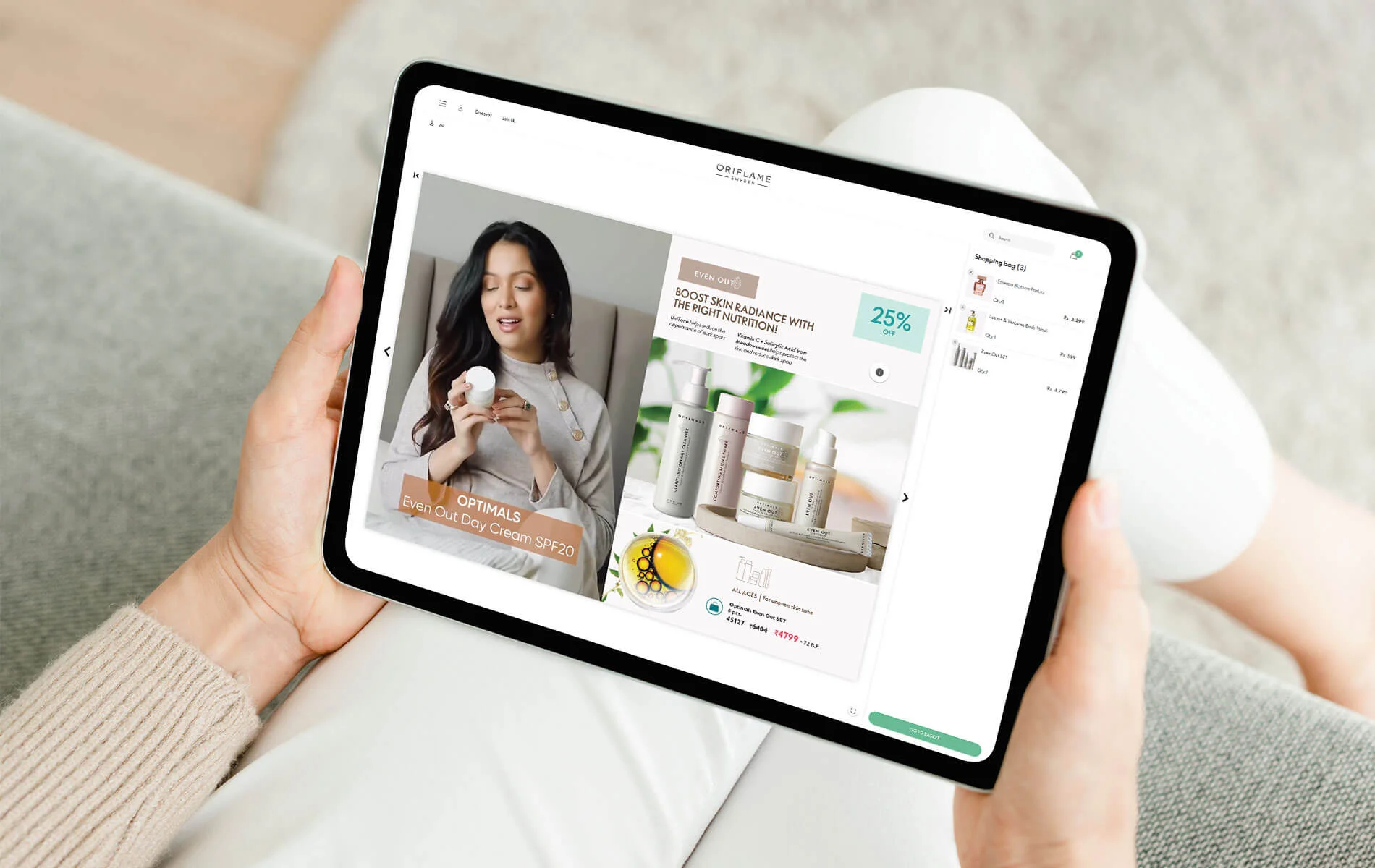 Comprar en el catálogo digital de Oriflame.