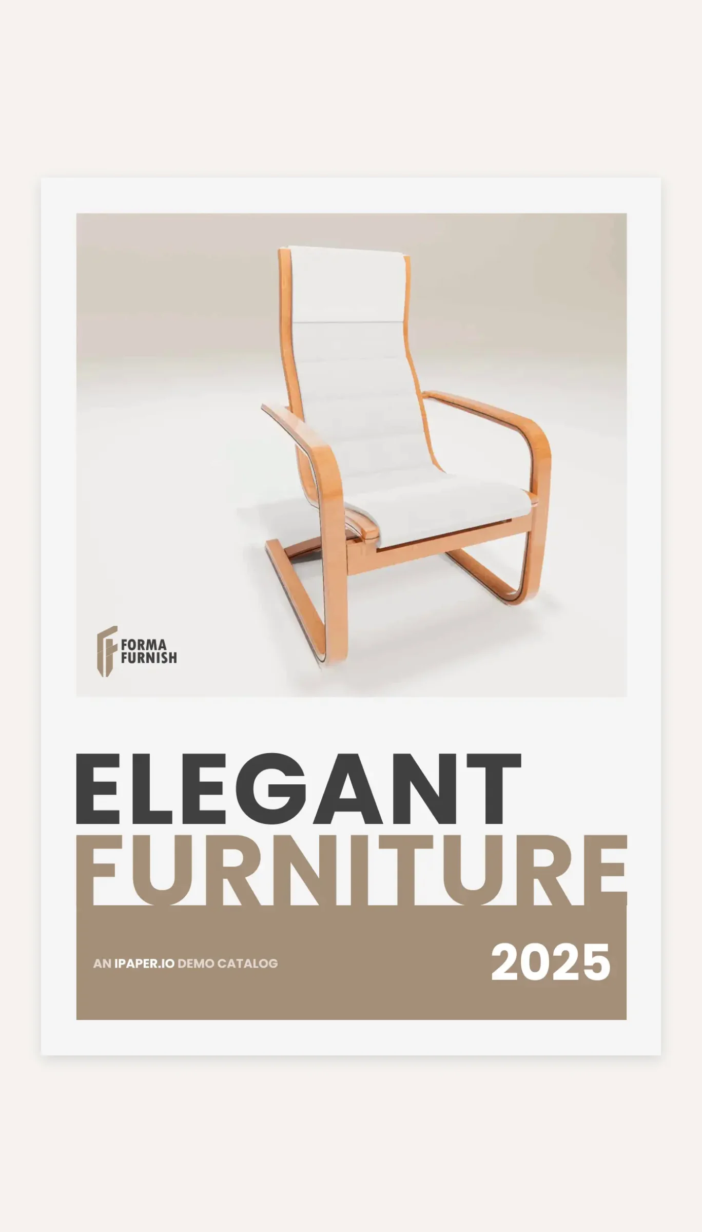 Catálogo de móveis da Formafurnish como flipbook digital
