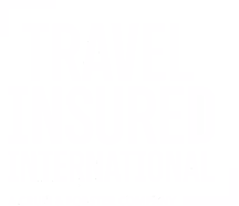 Travel Insured International Logo Footer White PNG on Dark Background