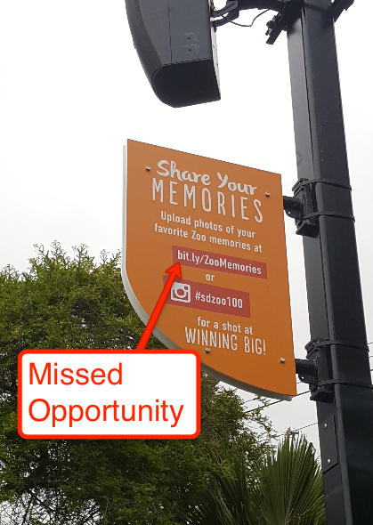 San Diego Zoo Signage Missed Opportunity