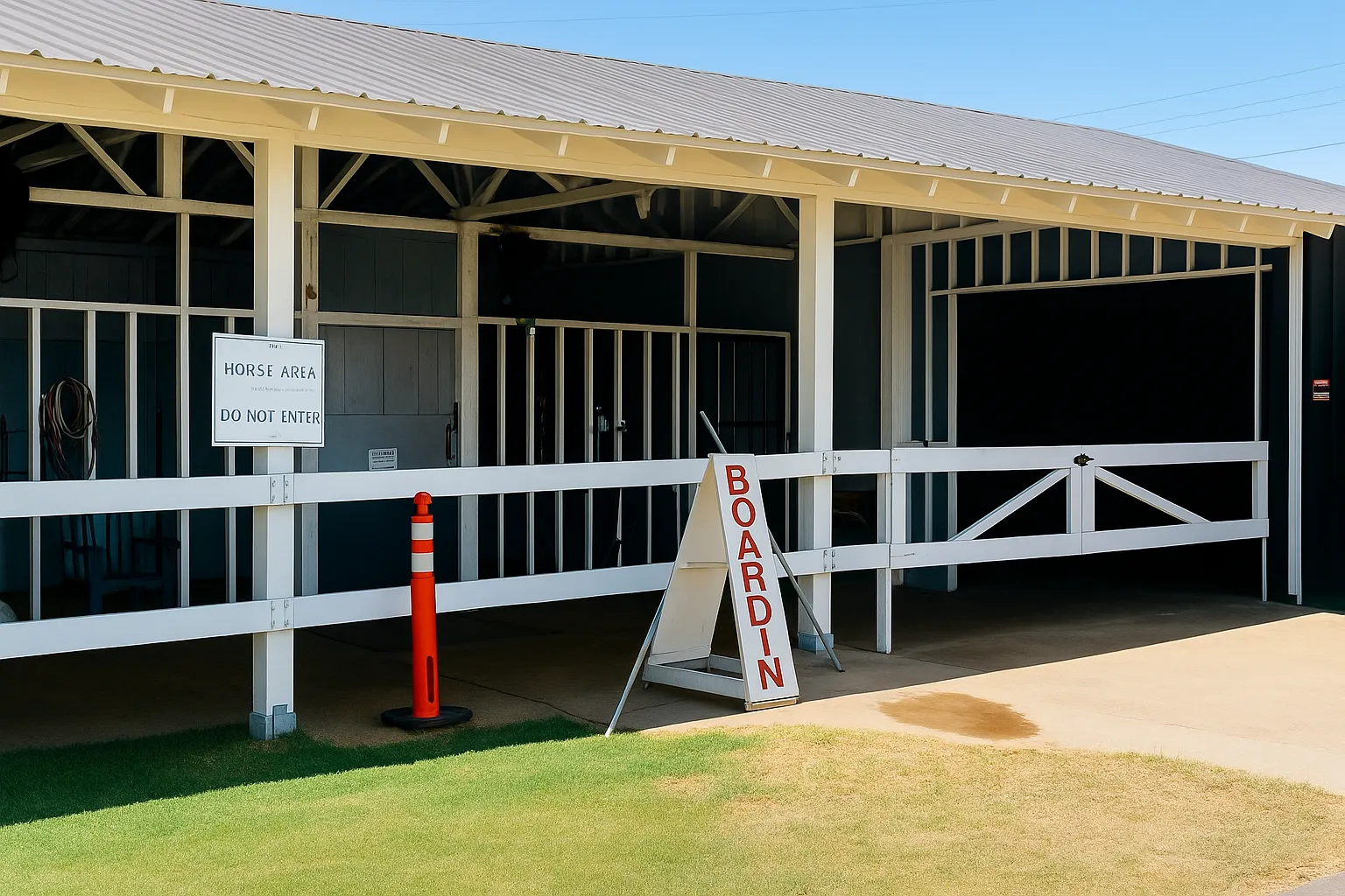An open-sided pavilion near Waikoloa Village.
